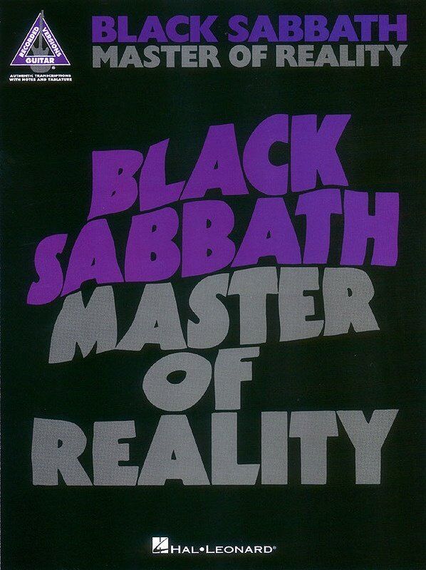 Black Sabbath - Master of Reality Guitar Tab RV 40 Pages Hal Leonard