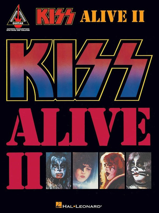 Kiss: Alive II — Guitar TAB (Hal Leonard)