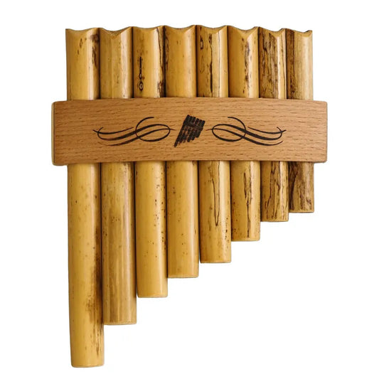 Bamboo Panpipes Curved 8 Note C (C-C) - Made in Austria by Schwarz