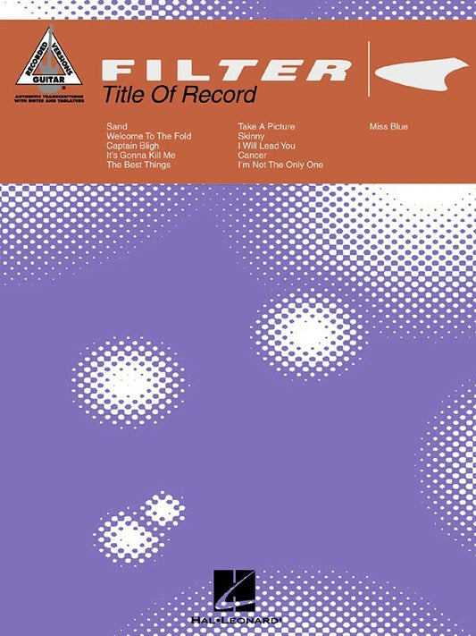 Filter Title Of Record Rec Version Guitar