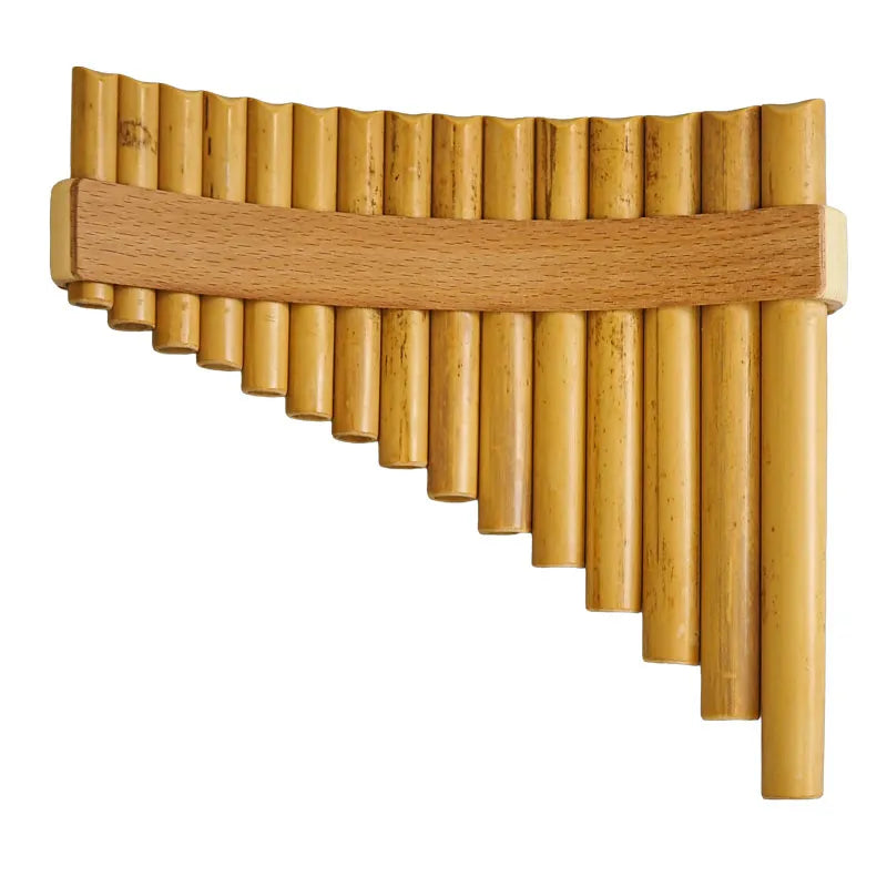 Bamboo Panpipes Curved 15 Note C (G-G) by Schwarz, Made in Austria — view 2