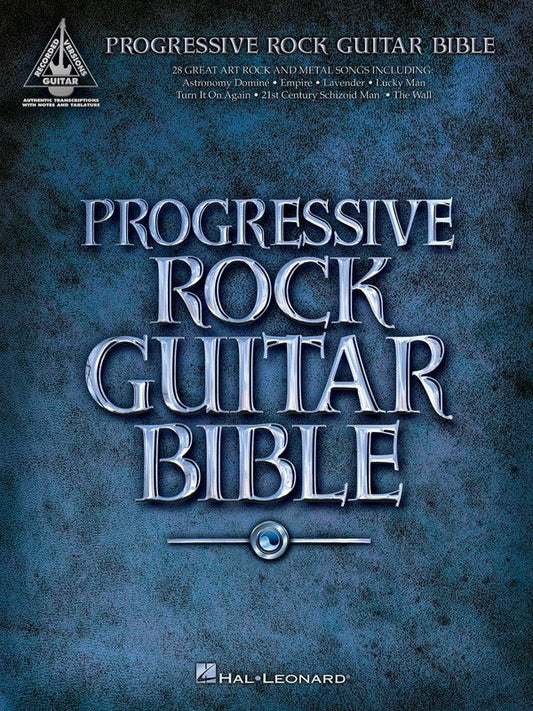 Progressive Rock Guitar Bible — Guitar TAB (Hal Leonard)