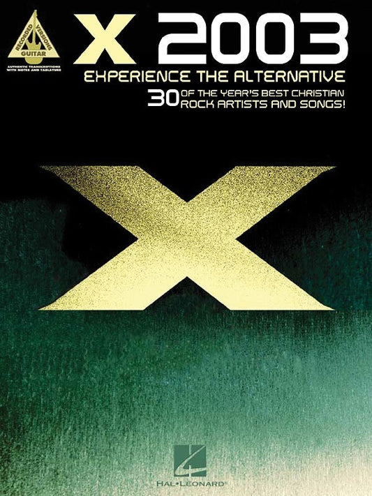 X 2003 Experience The Alternative Guitar TAB