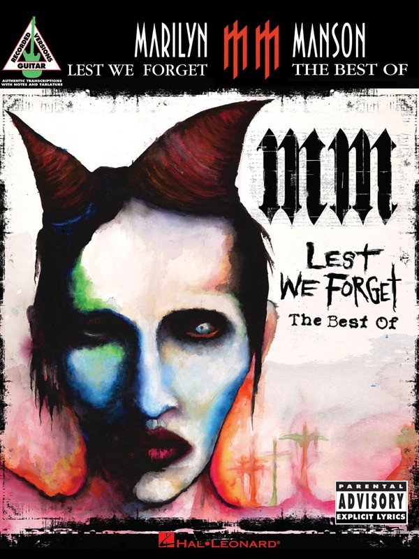 Marilyn Manson: Lest We Forget — Guitar TAB (Hal Leonard)
