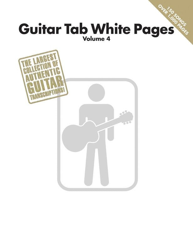 Guitar TAB White Pages, Book 4 (Hal Leonard)