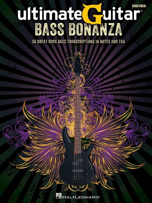 Ultimate Guitar Bass Bonanza — Bass TAB with Lyrics & Chords (Hal Leonard)