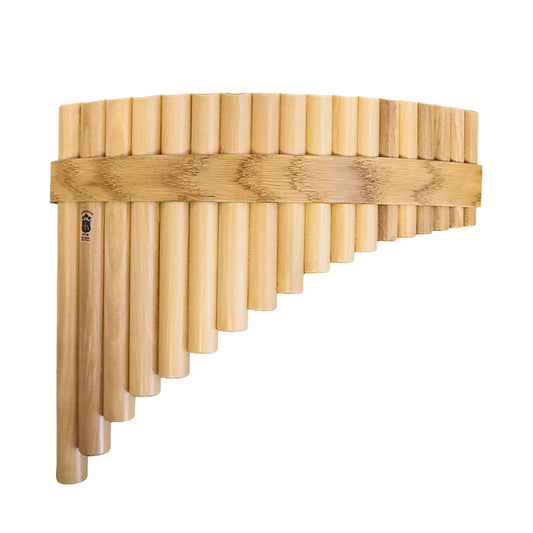 Gibonus Curved Panflute - 18-Note Maple Key C-Major (F1-B3)