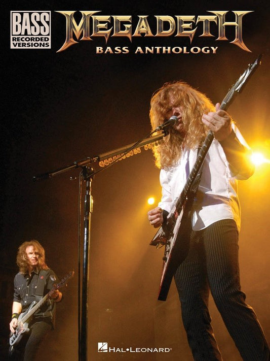 Megadeth Bass Anthology — Bass TAB with Lyrics & Chords (Hal Leonard)