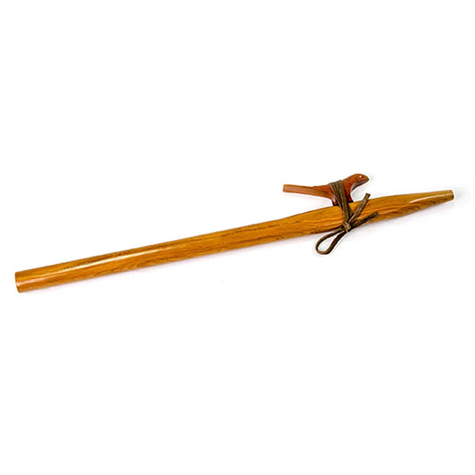 Native American Style Flute with Bird, Tuned to F