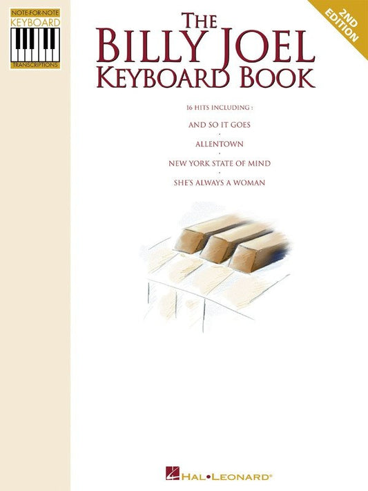 Billy Joel Keyboard Book — Note-for-Note Keyboard Transcriptions (Hal Leonard)