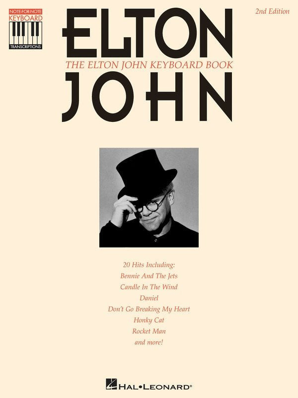 Elton John Keyboard Book — Note-for-Note Keyboard Transcriptions (Hal Leonard)