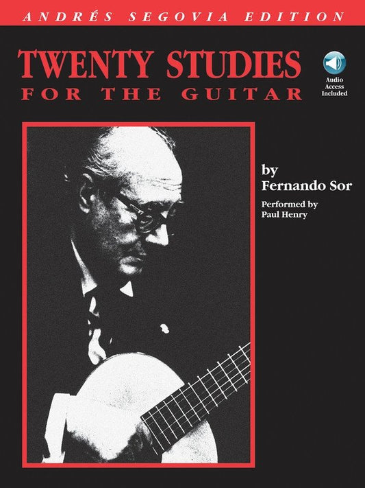 Andres Segovia - 20 Studies For The Guitar Bk/Ola (Hal Leonard)