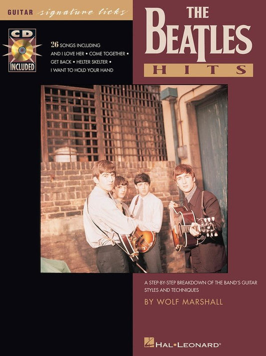 Beatles Hits — Guitar Signature Licks, Book & CD (Hal Leonard)