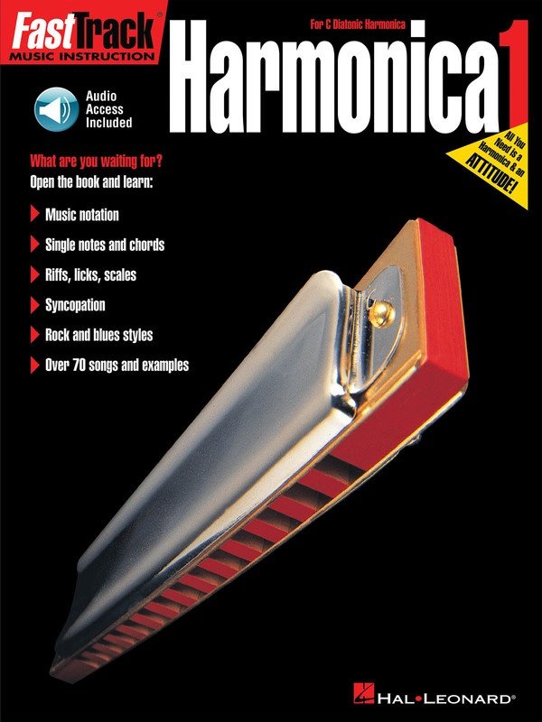 FastTrack Harmonica Book 1 — Book/Online Audio (Hal Leonard)