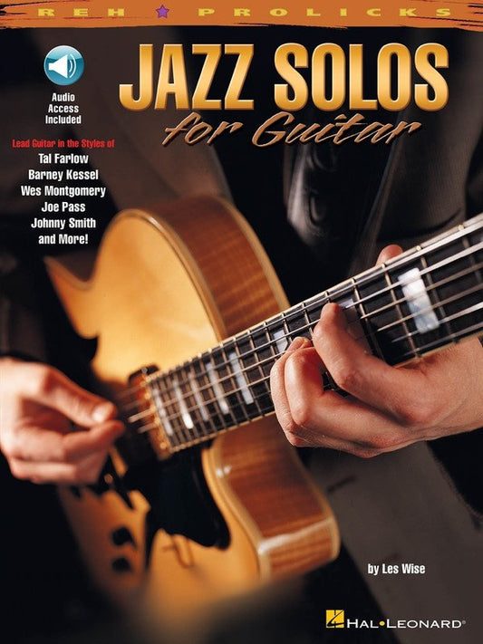 Jazz Solos for Guitar — Book & Online Audio (Hal Leonard)