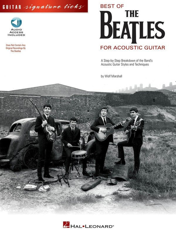 Best of the Beatles for Acoustic Guitar — Signature Licks, Book & Online Audio (Hal Leonard)