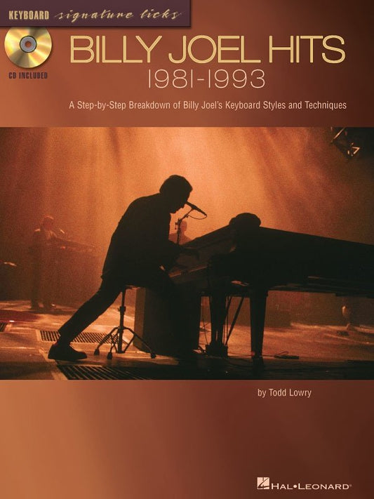 Billy Joel Hits '81–'93 — Keyboard Signature Licks, Book & CD (Hal Leonard)