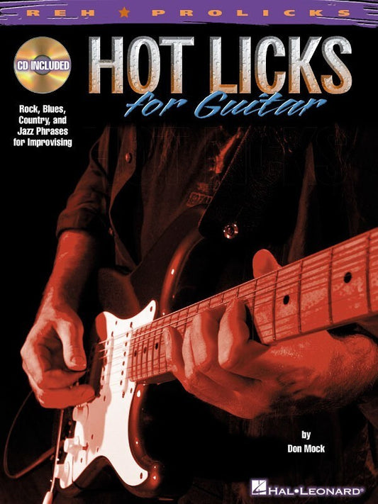 Hot Licks For Guitar Reh Prolicks Book/CD