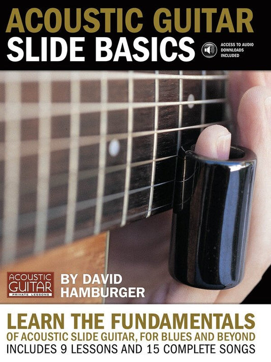 Acoustic Guitar Slide Basics — Guitar TAB, Book/Online Audio (String Letter Publishing)