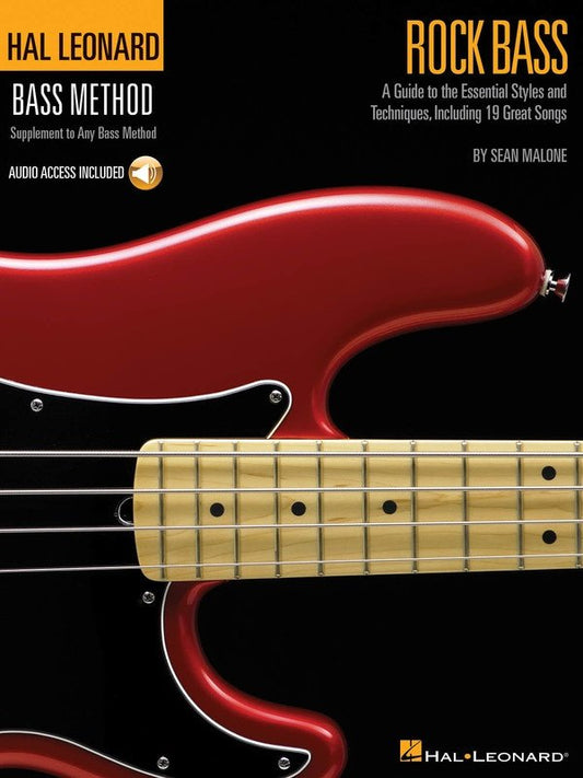 Hl Bass Method Rock Bass Bk/Ola (Hal Leonard)