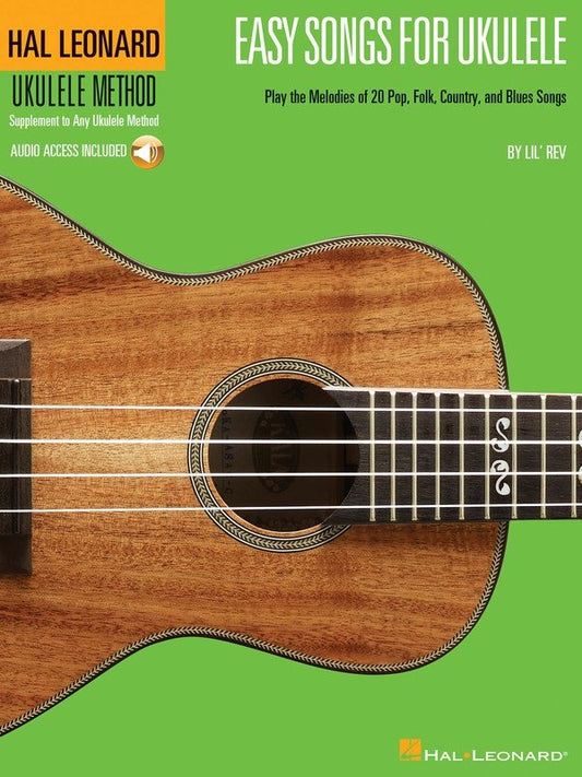 Hal Leonard Ukulele Easy Songs — Book & Online Audio (Hal Leonard)