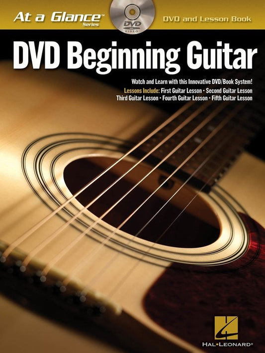 At a Glance: Beginning Guitar — Book & DVD (Hal Leonard)