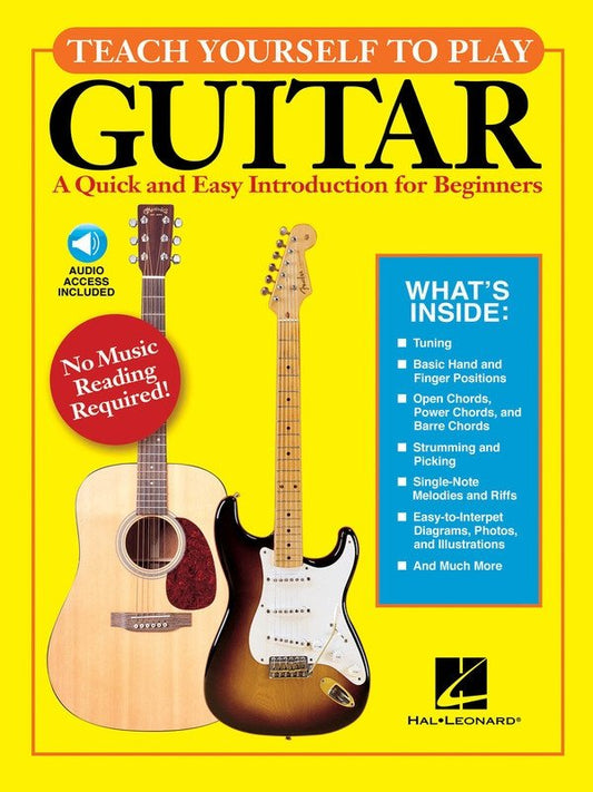 Teach Yourself To Play Guitar Bk/Ola (Hal Leonard)