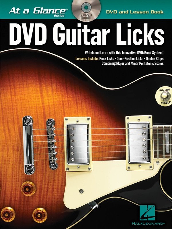 At a Glance Guitar Licks — Guitar TAB, Book & DVD (Hal Leonard)