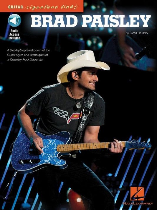 Brad Paisley Guitar Signature Licks — Guitar TAB, Book & CD (Hal Leonard)