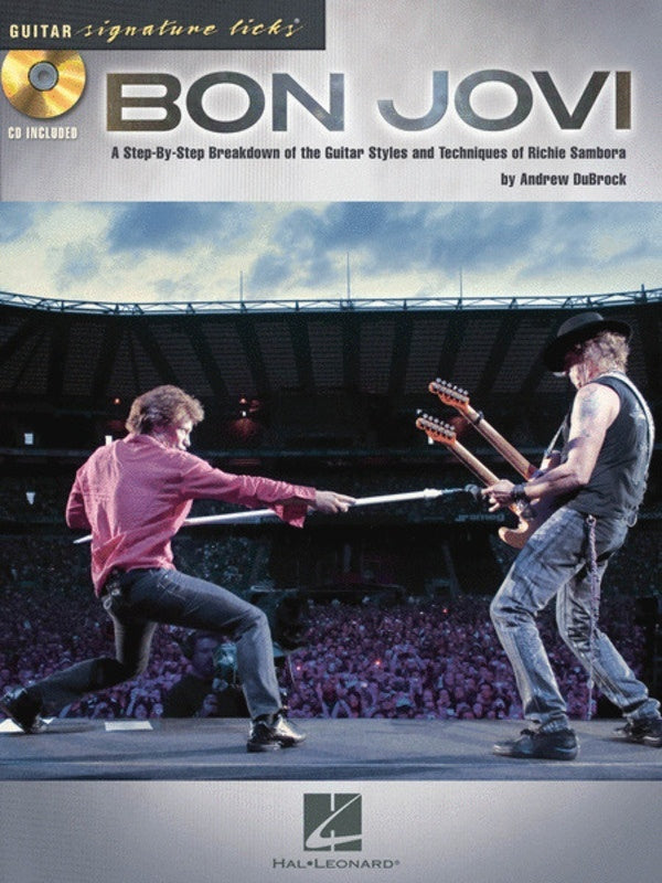 Bon Jovi - Guitar Signature Licks TAB Book/CD (Softcover Book/CD)