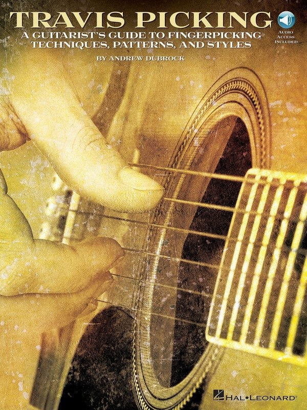 Travis Picking Guitar — Standard Notation & TAB, Book & Online Audio (Hal Leonard)