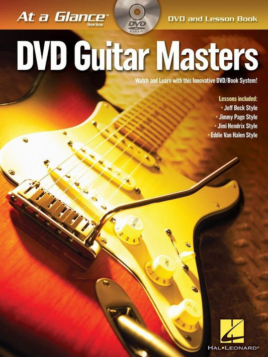 At a Glance Guitar Masters — Guitar TAB, Book & DVD (Hal Leonard)