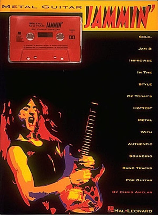 Metal Guitar Jammin Book Cass Pk