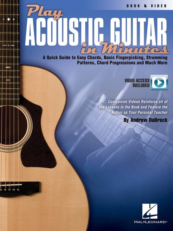 Play Acoustic Guitar in Minutes — Guitar TAB, Book & DVD (Hal Leonard)