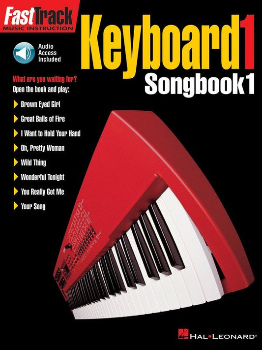 FastTrack Keyboard Songbook 1, Level 1 — Book & Online Audio (Hal Leonard)