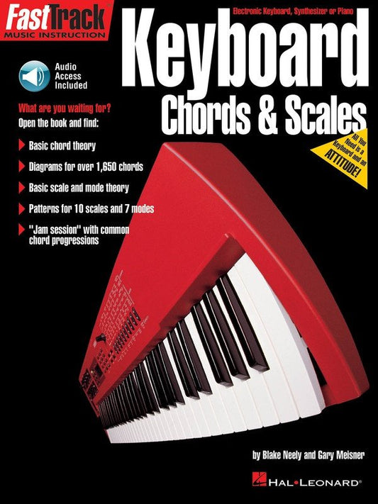 FastTrack Chords & Scales for Keyboard — Book & Online Audio (Hal Leonard)