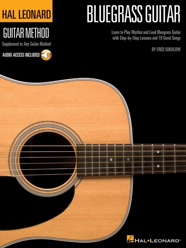 Hal Leonard Bluegrass Guitar Method Book with Audio Access