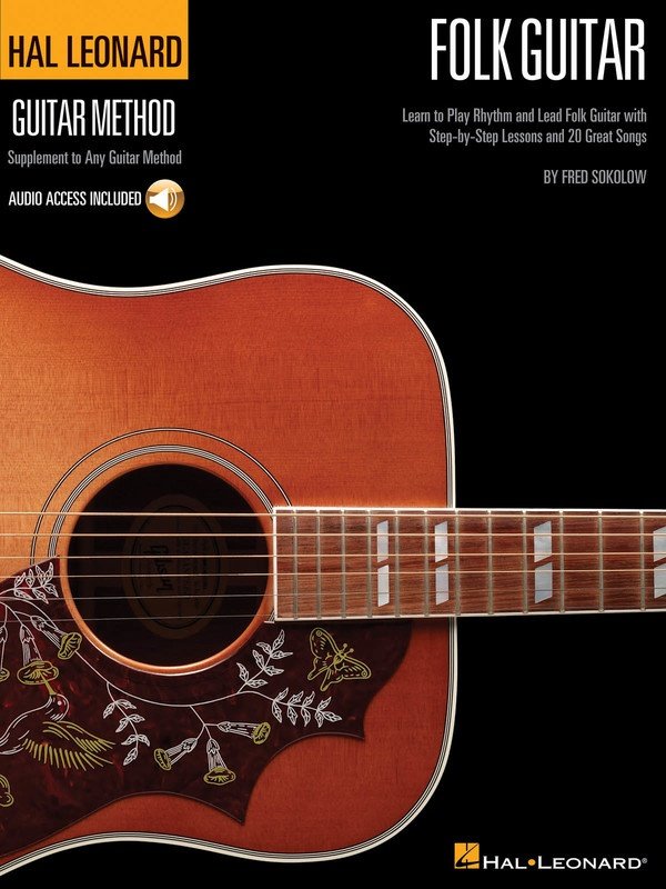 Folk Guitar Method — Standard Notation & TAB, Book & Online Audio — Hal Leonard (Hal Leonard)