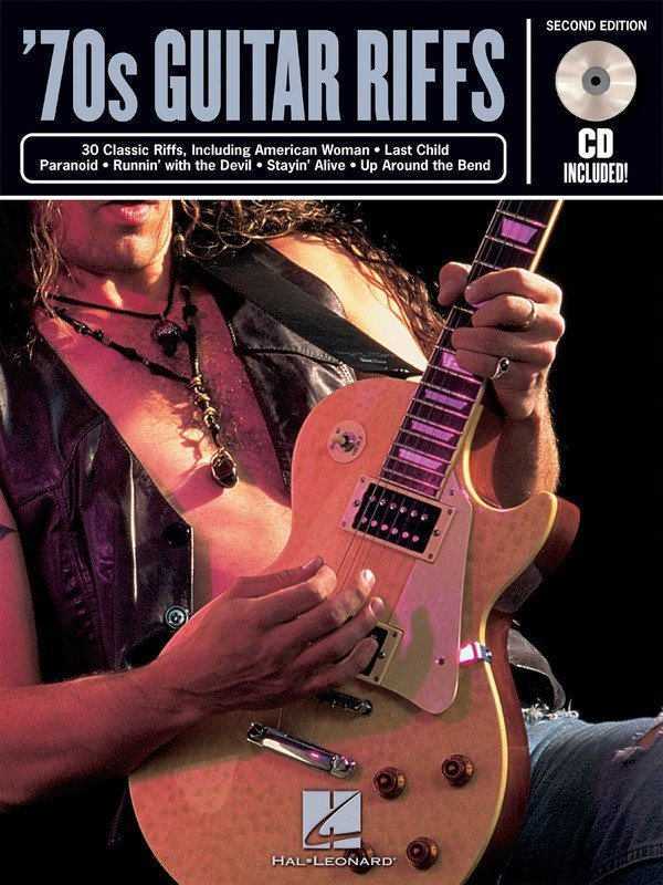 Riff Notes: 70s Guitar Riffs, 2nd Edition — Guitar TAB, Book & CD (Hal Leonard)