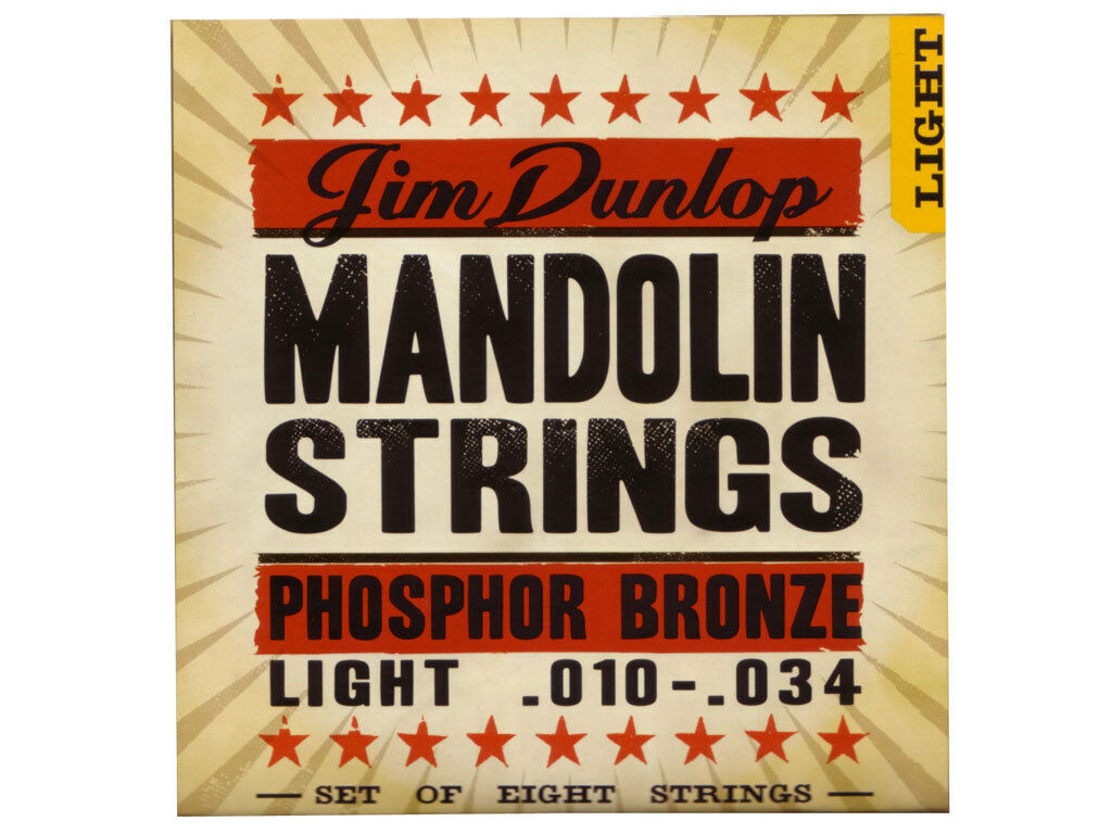 Dunlop Mandolin Strings Phosphor Bronze 10-34 Light Gauge