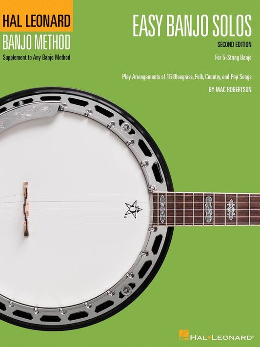 Hl Easy Banjo Solos 2Nd Ed (Hal Leonard)