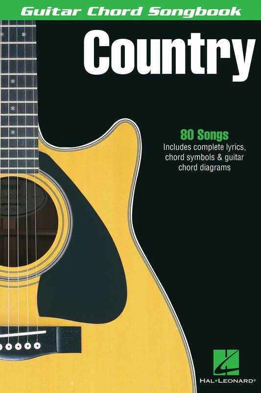 Guitar Chord Songbook: Country — Melody, Lyrics & Chords (Hal Leonard)