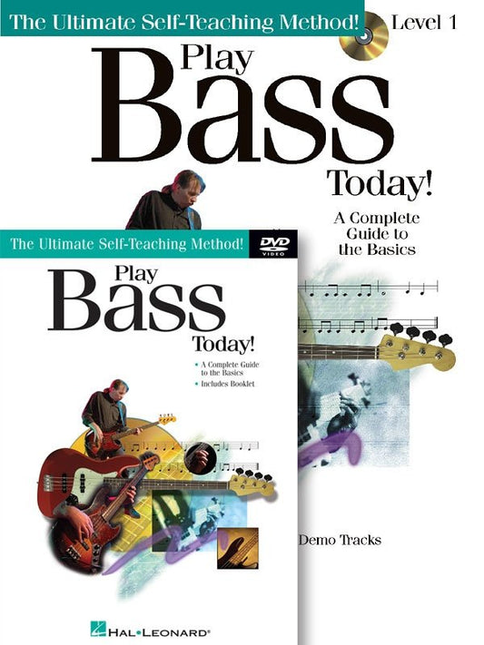 Play Bass Today! Beginner Pack — Bass TAB Book/DVD/Online Audio (Hal Leonard)