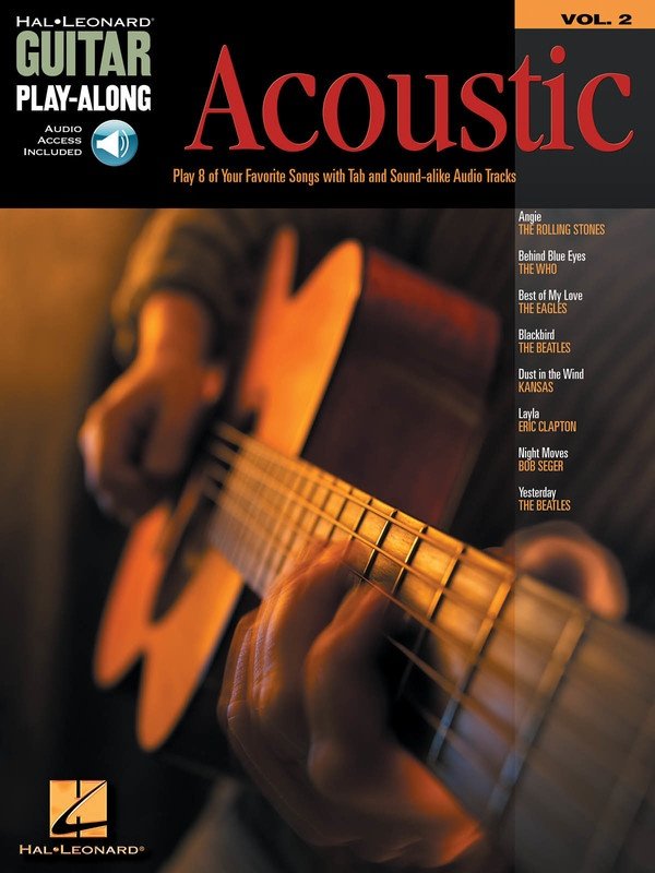 Guitar Play-Along Vol. 2: Acoustic Guitar — TAB Book/Online Audio (Hal Leonard)