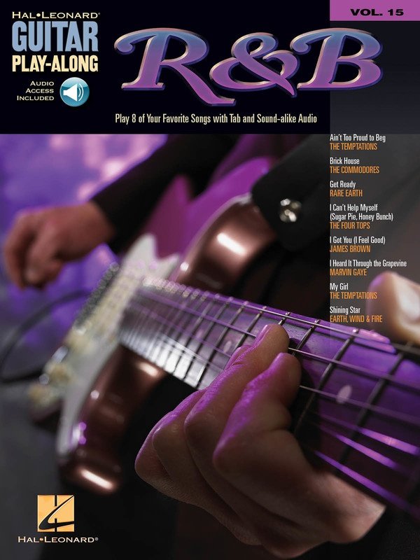 Guitar Play-Along Vol. 15: R&B Guitar — TAB Book/Online Audio (Hal Leonard)