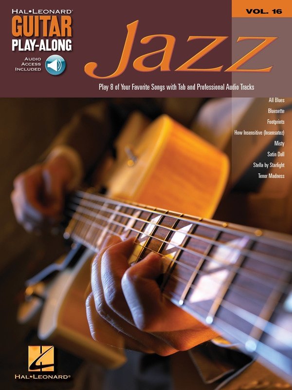 Guitar Play-Along Vol. 16: Jazz Guitar — TAB Book/Online Audio (Hal Leonard)