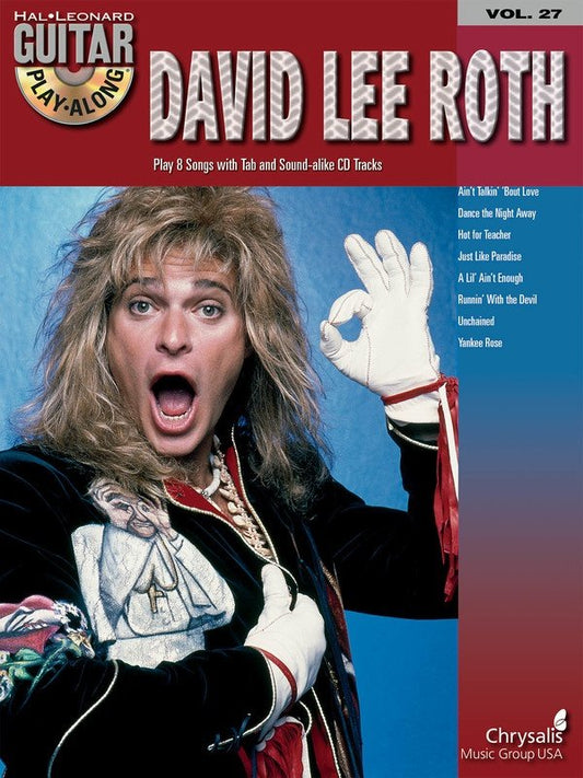 Guitar Play-Along Vol. 27: David Lee Roth — TAB Book/CD (Hal Leonard)