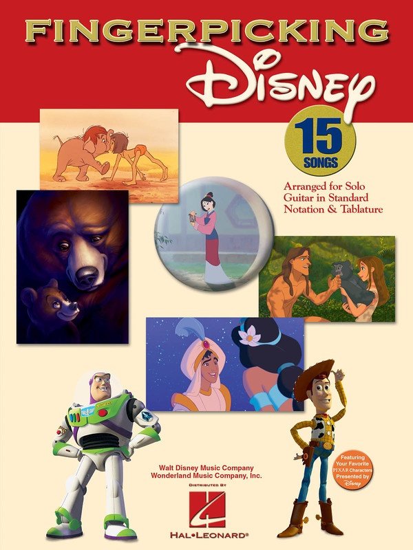 Fingerpicking Disney — Solo Guitar TAB (Hal Leonard)