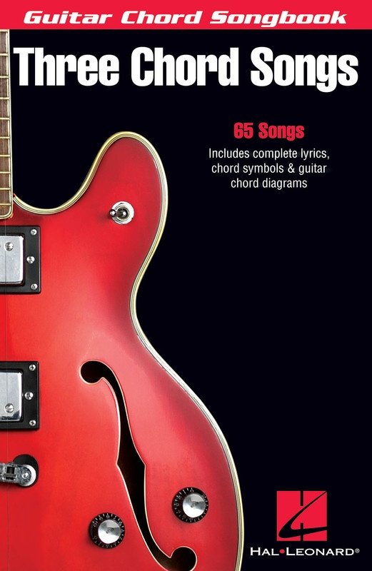 Guitar Chord Songbook: Three-Chord Songs — Melody, Lyrics & Chords (Hal Leonard)