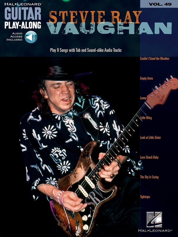 Guitar Play-Along Vol. 49: Stevie Ray Vaughan — TAB Book/Online Audio (Hal Leonard)